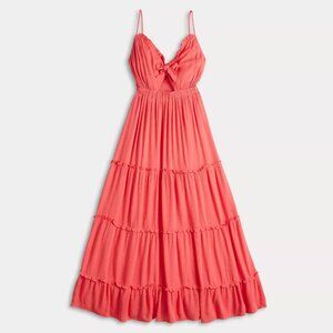 NWT Harper & Ivy Sleeveless Tie Front Maxi Dress